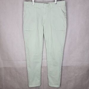 Banana Republic Sloan Jeans Pastel Mint Green Ankle Straight Leg Stretch 6